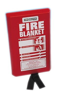 1.2m x 1.2m Fire Blanket in Case